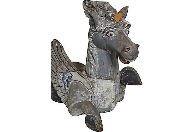 Oversized Antique Hand-Carved Dragon-YN5427-6. Asian & Chinese Furniture, Art, Antiques, Vintage Home Décor for sale at FEA Home