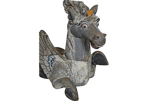 Oversized Antique Hand-Carved Dragon-YN5427-6. Asian & Chinese Furniture, Art, Antiques, Vintage Home Décor for sale at FEA Home