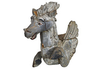 Oversized Antique Hand-Carved Dragon
