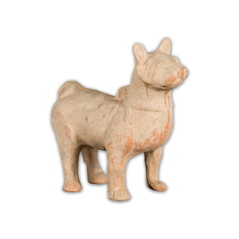 Ming Dynasty 18th Century Terracotta Sculpture Depicting a Mythical Creature - Antique Chinese and Vintage Asian Furniture for Sale at FEA Home