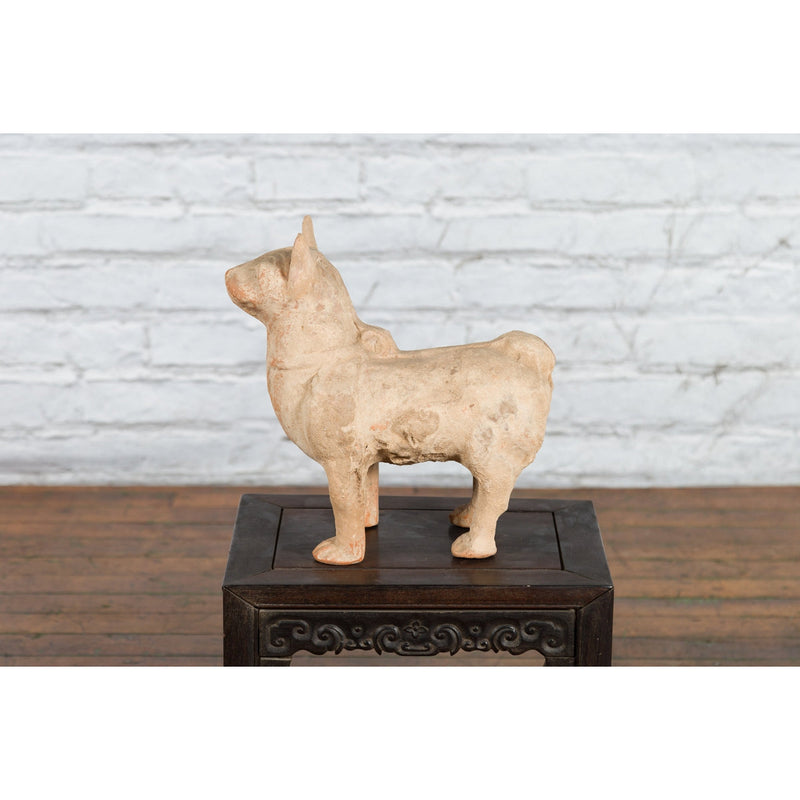 Ming Dynasty 18th Century Terracotta Sculpture Depicting a Mythical Creature - Antique Chinese and Vintage Asian Furniture for Sale at FEA Home