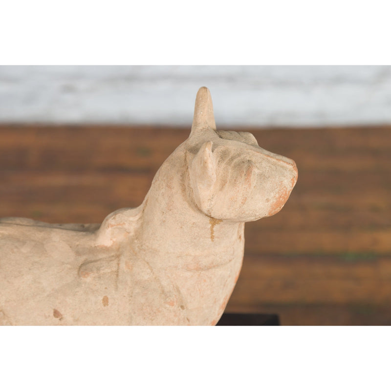 Ming Dynasty 18th Century Terracotta Sculpture Depicting a Mythical Creature - Antique Chinese and Vintage Asian Furniture for Sale at FEA Home