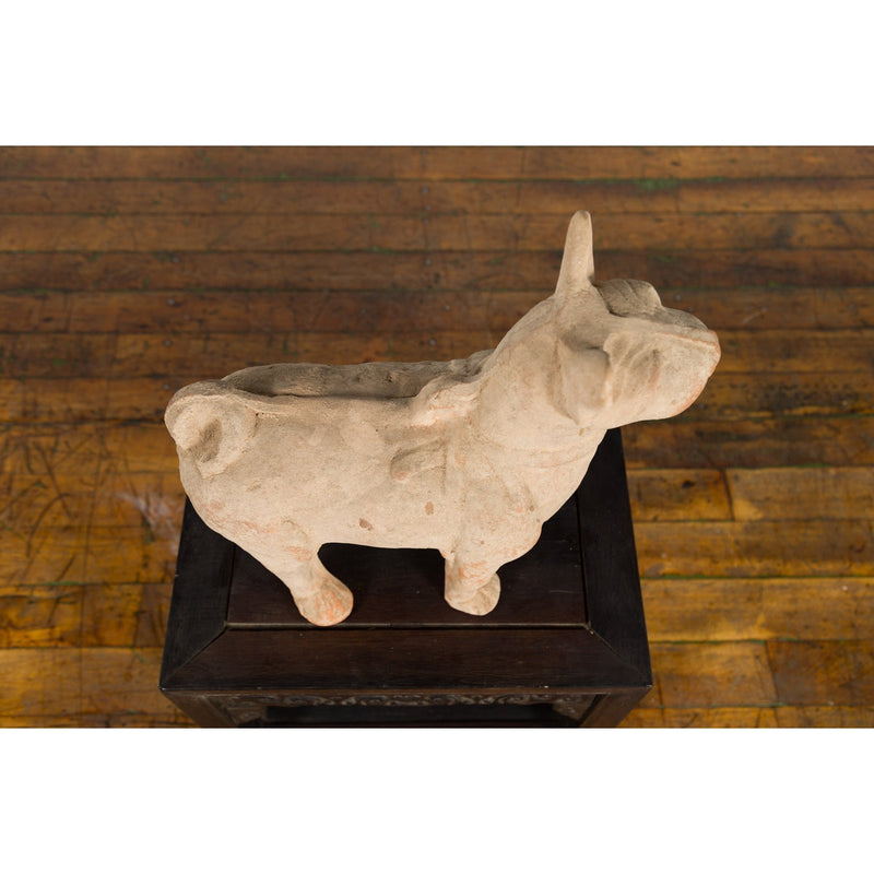 Ming Dynasty 18th Century Terracotta Sculpture Depicting a Mythical Creature - Antique Chinese and Vintage Asian Furniture for Sale at FEA Home
