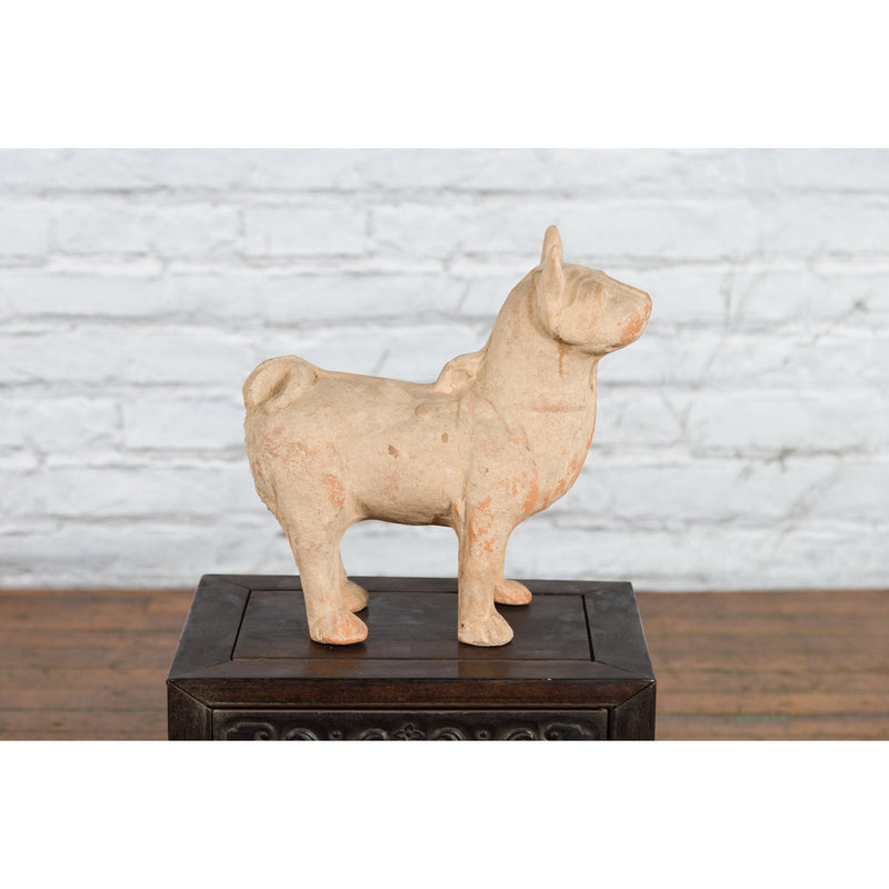 Ming Dynasty 18th Century Terracotta Sculpture Depicting a Mythical Creature - Antique Chinese and Vintage Asian Furniture for Sale at FEA Home