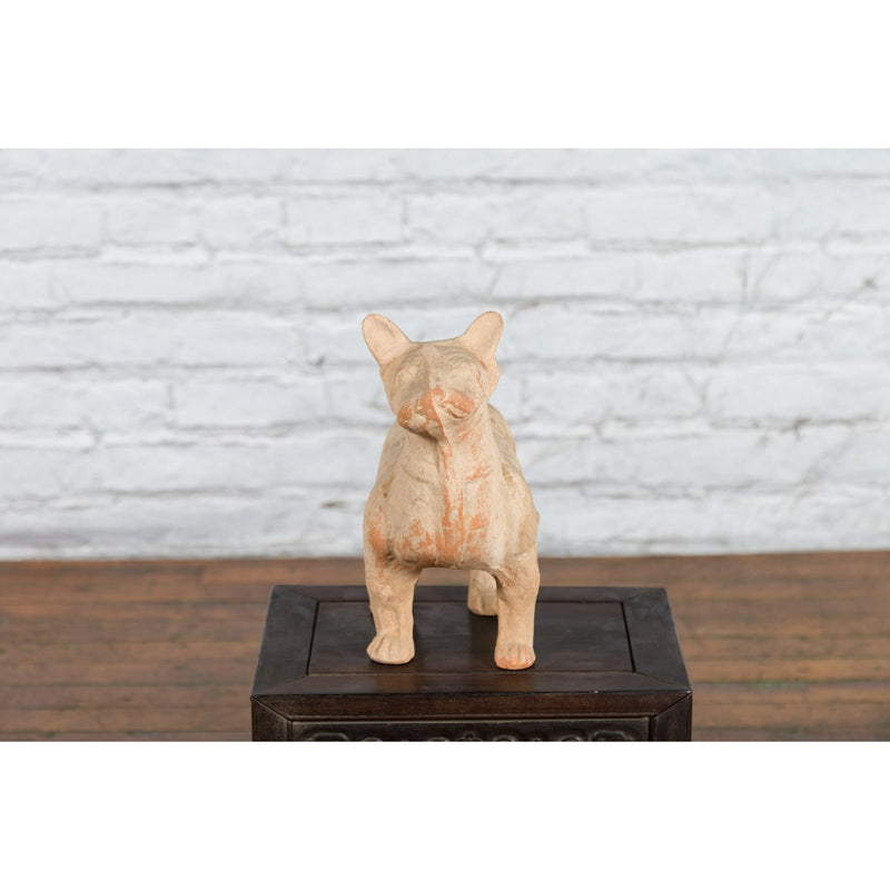 Ming Dynasty 18th Century Terracotta Sculpture Depicting a Mythical Creature - Antique Chinese and Vintage Asian Furniture for Sale at FEA Home