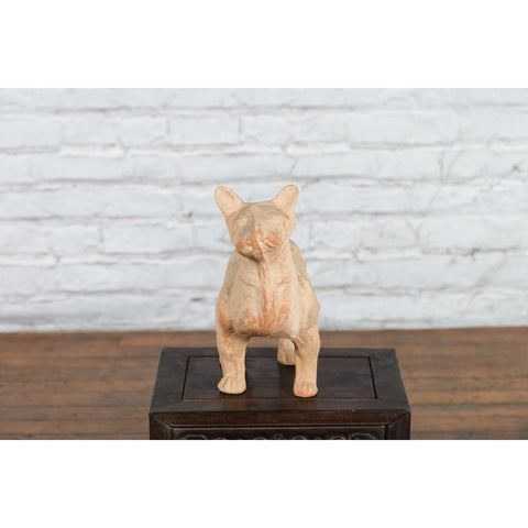 Ming Dynasty 18th Century Terracotta Sculpture Depicting a Mythical Creature - Antique Chinese and Vintage Asian Furniture for Sale at FEA Home