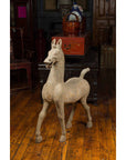 Large Chinese Han Dynasty Period Terracotta Walking Horse, circa 202 BC-200 AD-9. Asian & Chinese Furniture, Art, Antiques, Vintage Home Décor for sale at FEA Home