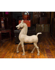Large Chinese Han Dynasty Period Terracotta Walking Horse, circa 202 BC-200 AD-3. Asian & Chinese Furniture, Art, Antiques, Vintage Home Décor for sale at FEA Home