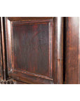 Chinese Qing 19th Century Brown Cabinet with Fretwork Doors and Three Drawers-13. Asian & Chinese Furniture, Art, Antiques, Vintage Home Décor for sale at FEA Home