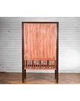 Chinese Qing 19th Century Brown Cabinet with Fretwork Doors and Three Drawers-16. Asian & Chinese Furniture, Art, Antiques, Vintage Home Décor for sale at FEA Home