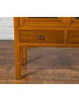 Chinese Early 20th Century Lacquered Armoire with Gilt Carved Warrior Motifs-14. Asian & Chinese Furniture, Art, Antiques, Vintage Home Décor for sale at FEA Home