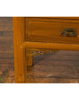 Chinese Early 20th Century Lacquered Armoire with Gilt Carved Warrior Motifs-16. Asian & Chinese Furniture, Art, Antiques, Vintage Home Décor for sale at FEA Home