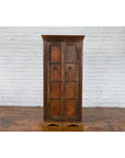 Indian 19th Century Gujarat Armoire with Iron Braces and Carved Half Columns-2. Asian & Chinese Furniture, Art, Antiques, Vintage Home Décor for sale at FEA Home