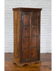 Indian 19th Century Gujarat Armoire with Iron Braces and Carved Half Columns-5. Asian & Chinese Furniture, Art, Antiques, Vintage Home Décor for sale at FEA Home