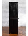 Chinese Early 20th Century Black and Brown Lacquer Cabinet with Doors, Drawers-10. Asian & Chinese Furniture, Art, Antiques, Vintage Home Décor for sale at FEA Home