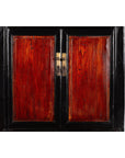 Chinese Early 20th Century Black and Brown Lacquer Cabinet with Doors, Drawers-6. Asian & Chinese Furniture, Art, Antiques, Vintage Home Décor for sale at FEA Home