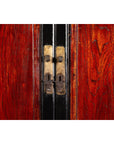 Chinese Early 20th Century Black and Brown Lacquer Cabinet with Doors, Drawers-7. Asian & Chinese Furniture, Art, Antiques, Vintage Home Décor for sale at FEA Home