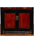 Chinese Early 20th Century Black and Brown Lacquer Cabinet with Doors, Drawers-8. Asian & Chinese Furniture, Art, Antiques, Vintage Home Décor for sale at FEA Home