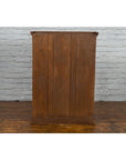 Indian Vintage Wooden Cabinet with Lattice Motifs and Carved Panels-13. Asian & Chinese Furniture, Art, Antiques, Vintage Home Décor for sale at FEA Home