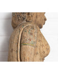 Indian Gujarat Hand Carved Temple Carving Statue Depicting a Woman and a Feline-10. Asian & Chinese Furniture, Art, Antiques, Vintage Home Décor for sale at FEA Home