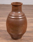 Japanese Tamba Tachikui Ware Monochrome Brown Glazed Water Jug, 19th Century-6. Asian & Chinese Furniture, Art, Antiques, Vintage Home Décor for sale at FEA Home