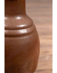 Japanese Tamba Tachikui Ware Monochrome Brown Glazed Water Jug, 19th Century-8. Asian & Chinese Furniture, Art, Antiques, Vintage Home Décor for sale at FEA Home