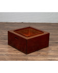 Japanese 19th Century Keyaki Wood Rectangular Hibachi with Copper Liner-11. Asian & Chinese Furniture, Art, Antiques, Vintage Home Décor for sale at FEA Home