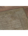 Indian Vintage Hand-Tooled Sheet Metal Coffee Table with Silver Overlay-9. Asian & Chinese Furniture, Art, Antiques, Vintage Home Décor for sale at FEA Home