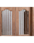 Large Natural Wood Window Balcony with Hand Carved Foliage Motifs and Bonnet Top-9. Asian & Chinese Furniture, Art, Antiques, Vintage Home Décor for sale at FEA Home