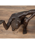 Pair of Vintage Bronze Kneeling Table Bases-6. Asian & Chinese Furniture, Art, Antiques, Vintage Home Décor for sale at FEA Home