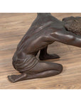 Pair of Vintage Bronze Kneeling Table Bases-10. Asian & Chinese Furniture, Art, Antiques, Vintage Home Décor for sale at FEA Home