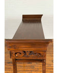 Large Chinese Qing Dynasty Everted Flange Altar Console Table with Carved Apron-12. Asian & Chinese Furniture, Art, Antiques, Vintage Home Décor for sale at FEA Home