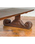 Rustic Chinese 19th Century Elm Coffee Table with Large Scrolling Feet-6. Asian & Chinese Furniture, Art, Antiques, Vintage Home Décor for sale at FEA Home