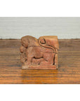 Indian 18th Century Teak Guardian Lion Carving with Traces of Original Paint-7. Asian & Chinese Furniture, Art, Antiques, Vintage Home Décor for sale at FEA Home