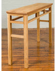 Chinese Qing Dynasty Wooden Console Table with Pillar-Shaped Strut Motifs-5. Asian & Chinese Furniture, Art, Antiques, Vintage Home Décor for sale at FEA Home