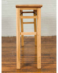 Chinese Qing Dynasty Wooden Console Table with Pillar-Shaped Strut Motifs-7. Asian & Chinese Furniture, Art, Antiques, Vintage Home Décor for sale at FEA Home