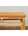 Chinese Qing Dynasty Wooden Console Table with Pillar-Shaped Strut Motifs-9. Asian & Chinese Furniture, Art, Antiques, Vintage Home Décor for sale at FEA Home