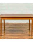 Vintage Chinese Dining Table with Simple Classical Design and Spade Feet-8. Asian & Chinese Furniture, Art, Antiques, Vintage Home Décor for sale at FEA Home