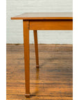 Vintage Chinese Dining Table with Simple Classical Design and Spade Feet-9. Asian & Chinese Furniture, Art, Antiques, Vintage Home Décor for sale at FEA Home