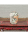 Contemporary American Collection Ceramic Vase with Large Orange Flowers-3. Asian & Chinese Furniture, Art, Antiques, Vintage Home Décor for sale at FEA Home