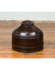 Chinese Antique Decorative Wooden Cover with Unusual Shape and Dark Patina-8. Asian & Chinese Furniture, Art, Antiques, Vintage Home Décor for sale at FEA Home