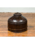 Chinese Antique Decorative Wooden Cover with Unusual Shape and Dark Patina-9. Asian & Chinese Furniture, Art, Antiques, Vintage Home Décor for sale at FEA Home