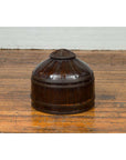 Chinese Antique Decorative Wooden Cover with Unusual Shape and Dark Patina-10. Asian & Chinese Furniture, Art, Antiques, Vintage Home Décor for sale at FEA Home