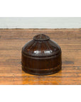 Chinese Antique Decorative Wooden Cover with Unusual Shape and Dark Patina-11. Asian & Chinese Furniture, Art, Antiques, Vintage Home Décor for sale at FEA Home