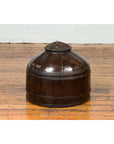 Chinese Antique Decorative Wooden Cover with Unusual Shape and Dark Patina-7. Asian & Chinese Furniture, Art, Antiques, Vintage Home Décor for sale at FEA Home