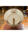 Large Chinese Rose Medallion Hand Painted Porcelain Platter with Court Scenes-12. Asian & Chinese Furniture, Art, Antiques, Vintage Home Décor for sale at FEA Home