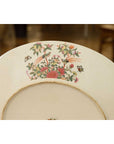 Large Chinese Rose Medallion Hand Painted Porcelain Platter with Court Scenes-13. Asian & Chinese Furniture, Art, Antiques, Vintage Home Décor for sale at FEA Home
