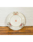 Large Chinese Rose Medallion Hand Painted Porcelain Platter with Court Scenes-15. Asian & Chinese Furniture, Art, Antiques, Vintage Home Décor for sale at FEA Home