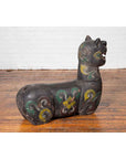 Antique Northern Thai Chiang Mai Carved and Polychrome Mythical Guardian Animal-6. Asian & Chinese Furniture, Art, Antiques, Vintage Home Décor for sale at FEA Home