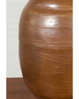 Japanese Meiji Period 19th century Water Jar with Brown Monochrome Patina-9. Asian & Chinese Furniture, Art, Antiques, Vintage Home Décor for sale at FEA Home